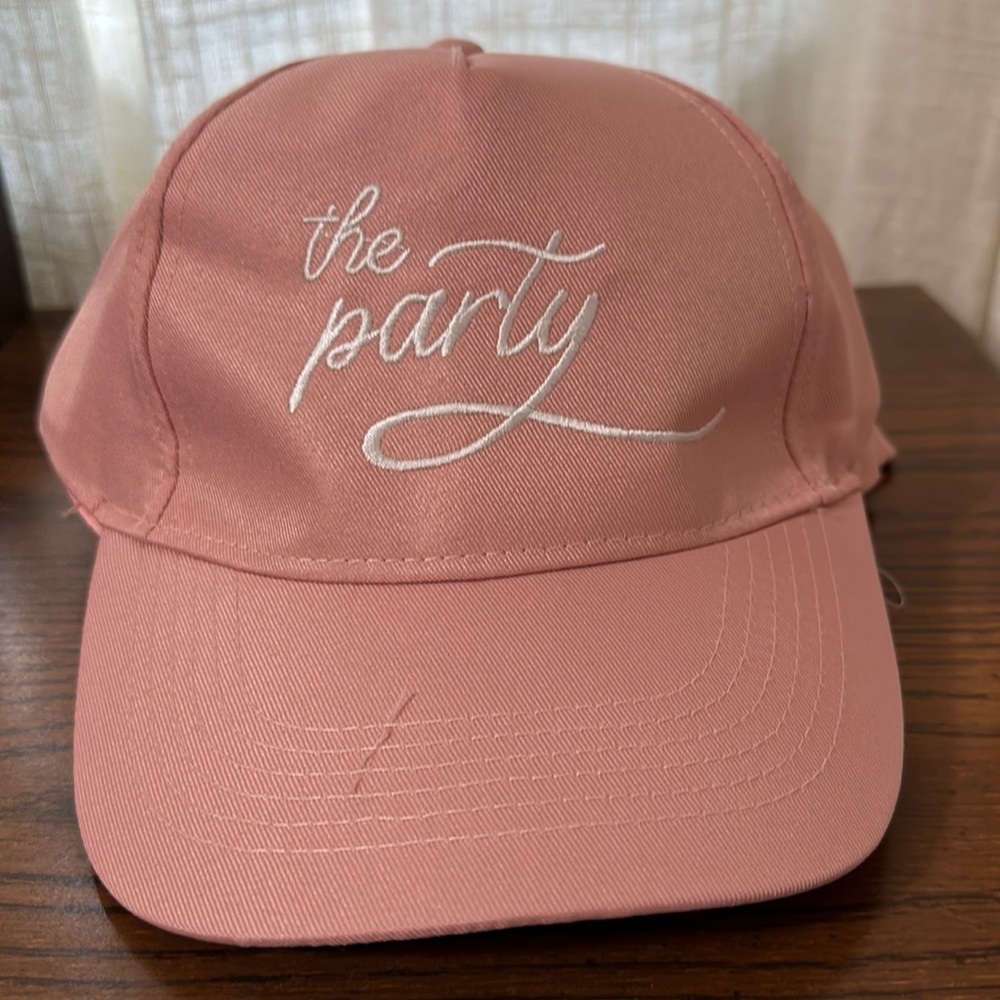 The Party baseball hat. Perfect for bachelorette. Never worn.